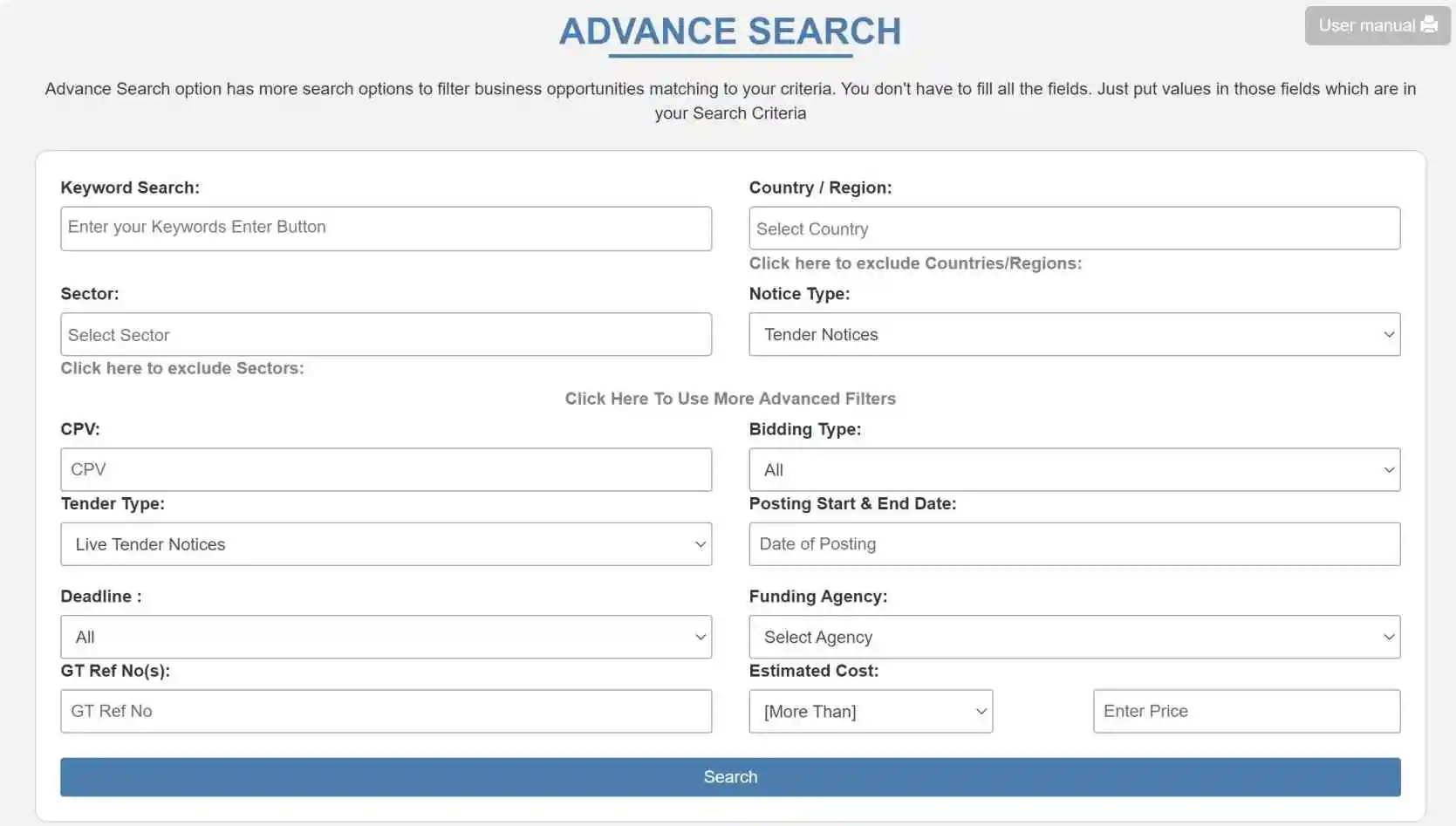 Advance Search